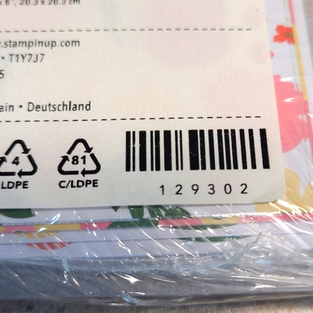 New Stampin'Up Flower fair simply scrappin Kit Retired 129302 Factory Sealed - Picture 4 of 6